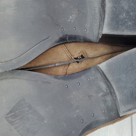 Sam Edelman Womens Suede Ankle Booties Western boots sz 7 - Picture 11 of 12